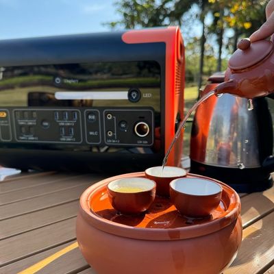 Générateur mobile portable de 1500 W, centrale solaire, recharge rapide, alimentation sans interruption