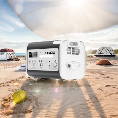 4400W Puissance maximale Batterie portable Station électrique en veille et panneaux solaires pour l'énergie