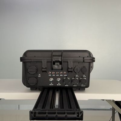 Station solaire portable de 3000 W avec une puissance élevée et une grande capacité en noir