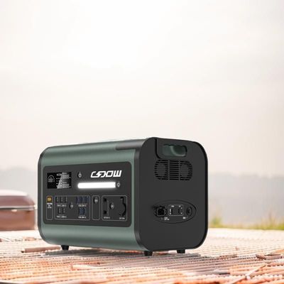 LiFePO4 batterie de camping d'urgence Générateur solaire 1000W 2200W centrale électrique portable