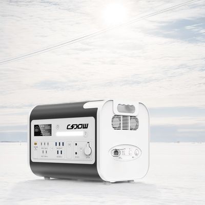 Station électrique portable haute puissance avec batterie LiFePO4 et double charge rapide 2200W