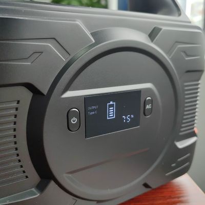 Station solaire portable rechargeable de 300 W avec batterie amovible et écran LCD