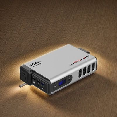 Station électrique portable de 150W recyclable et à recharge rapide stockage d'énergie solaire en veille