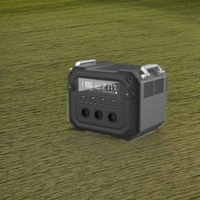 Puissance de sortie en courant alternatif 2500W 2340wh Station électrique portable extérieure Stockage d'énergie solaire ionique