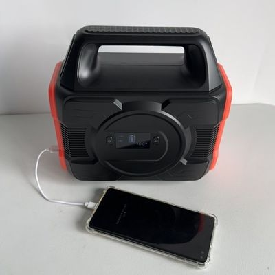 300W 288wh batterie portable multifonctionnelle centrale solaire pour camping stockage d'énergie batterie révélation écran à cristaux liquides
