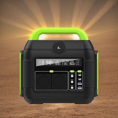 600W centrale électrique Power Bank batterie au lithium révélateur écran à cristaux liquides pour le camping