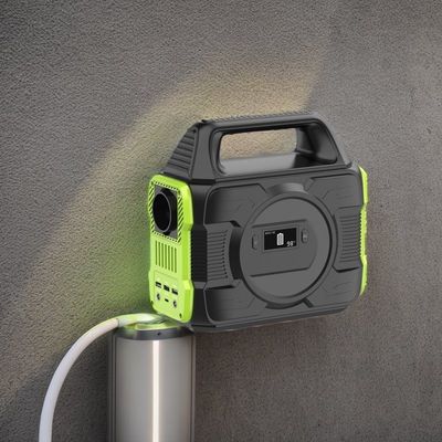 Station de stockage d'énergie de 300 W avec batterie au lithium et écran à cristaux liquides