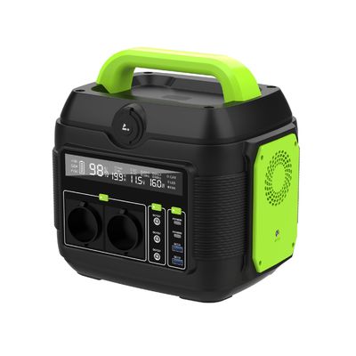Station solaire rechargeable portable de 600 W Batterie au lithium ternaire Couleur personnalisable