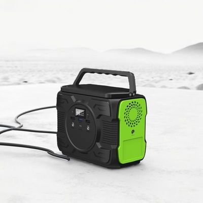 Station de stockage d'énergie solaire portable avec sortie AC de 200 W et sortie USB