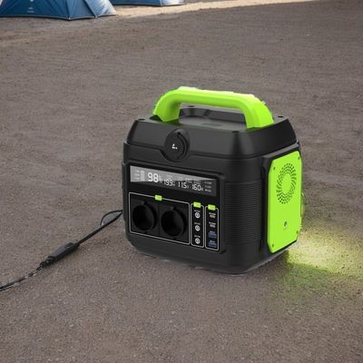 Station électrique de stockage d'énergie mobile extérieure portable de 600 W pour la recharge solaire de drones RV