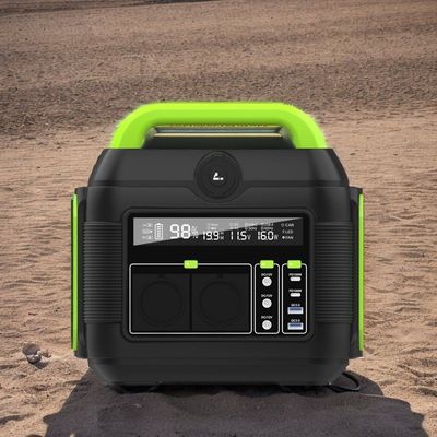 Station électrique de stockage d'énergie mobile extérieure portable de 600 W pour la recharge solaire de drones RV