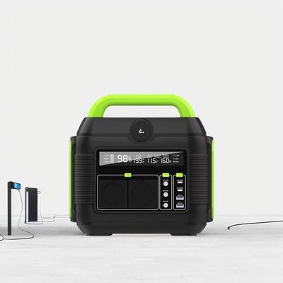 Batterie au lithium 600W Stockage d'énergie extérieur portable alimentation pour l'alimentation d'urgence