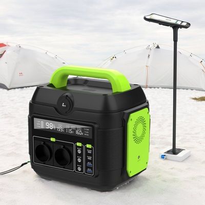 Solution d'alimentation pour camping en plein air Centrale électrique de 600 W avec batterie au lithium et sortie S6