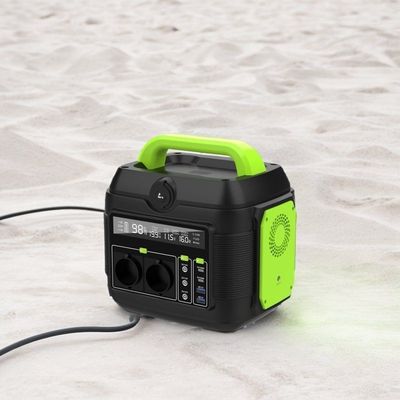 Solution d'alimentation pour camping en plein air Centrale électrique de 600 W avec batterie au lithium et sortie S6