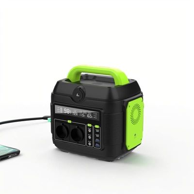 Solution d'alimentation pour camping en plein air Centrale électrique de 600 W avec batterie au lithium et sortie S6