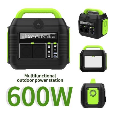 Centrale électrique solaire portable de 600W pour le stockage d'énergie domestique en Amérique du Nord