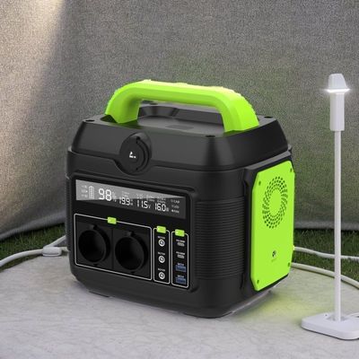 Batterie LiFePO4 DC AC Station solaire portable pour l'alimentation électrique d'urgence intérieure et extérieure