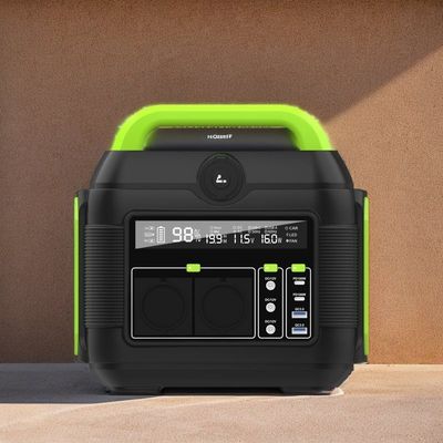 600W 110V/220V batterie au lithium centrale solaire portable pour l'extérieur écologique