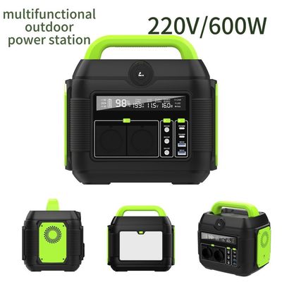 600W batterie au lithium Énergie solaire extérieure Stockage d'énergie Portable