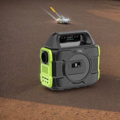 Station électrique mobile portable pour la maison d'urgence RV 600W avec batterie au lithium recyclable