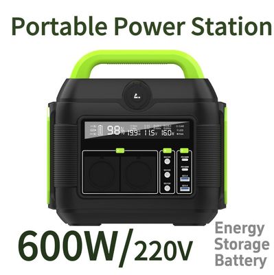 Couleur personnalisable 600W centrale électrique d'urgence pour le camping et la recharge mobile