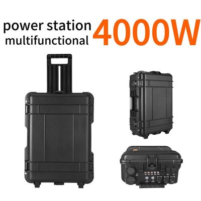 Une centrale solaire pliable avec une grande capacité de 4000W et un adaptateur de charge 54V12A