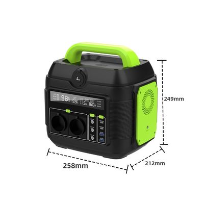 Une prise de courant alternatif 600W Éclairage rechargeable Station électrique mobile portable Générateur solaire