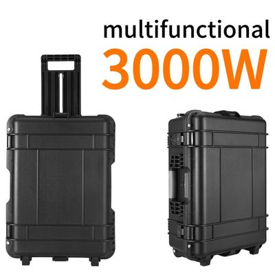 Batterie de stockage d'énergie LiFePO4 de 6000 W de puissance maximale pour une centrale électrique solaire portable pour la maison