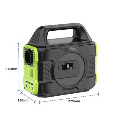Les générateurs solaires portables de 300W chargent n'importe quel appareil avec type C et adaptateur