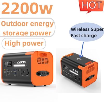Un38.3/Msos Authentification 2200W Station de recharge portable 220V Générateur solaire pour bureau