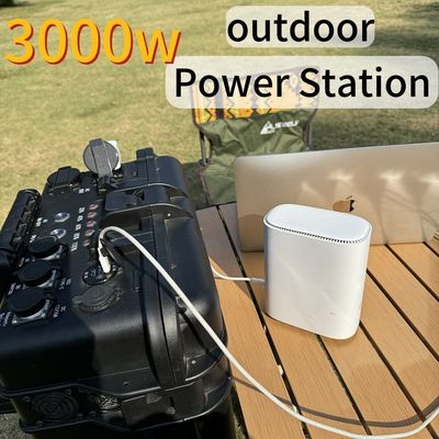 Station électrique portable au phosphate de fer au lithium de 3 kW pour la fonction de protection du broyeur d'angle