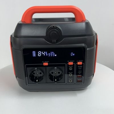 Révéler l'affichage à cristaux liquides 600W générateur solaire portable pour voiture et extérieur S6