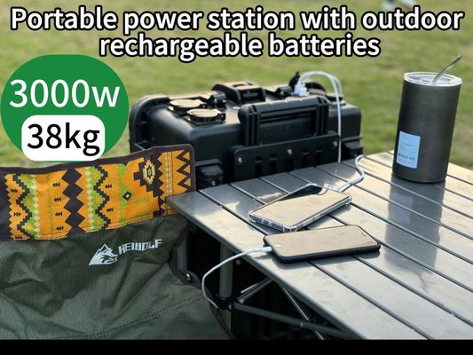 Dispositif d'extinction d'incendie intégré Batterie rechargeable de 3000 W Générateur solaire extérieur