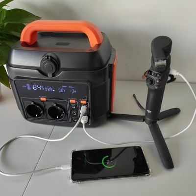 600W type-C Pd 100W ondes sinusoïdes batterie au lithium protection contre la surtempérature Ja prise AC