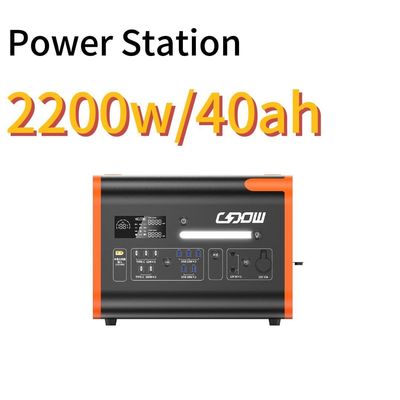 Générateur solaire de camping de 2200 W avec fonction de protection contre la surcharge et batterie LiFePO4