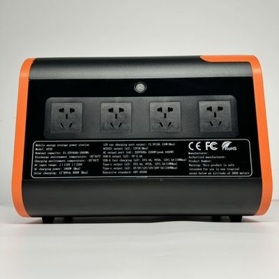 800W d'entrée solaire 2048wh2200wh centrale électrique extérieure avec et durée de vie 2000 fois