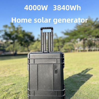 Stockage d'énergie en extérieur LiFePO4 Batterie 4000W Panneau solaire portable Station électrique de camping