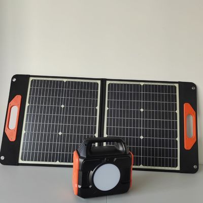 Amérique du Nord marché Camping Dynamo centrale électrique avec batterie au lithium et panneau solaire