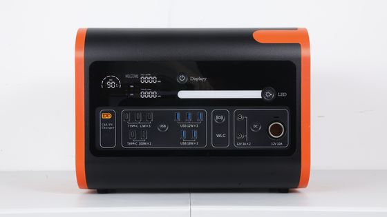 Centrale électrique d'urgence extérieure de grande capacité 2200W 2048wh 40ah avec USB 12W*3/18W*2