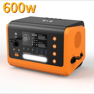 Stockage en veille d'urgence Centrale électrique extérieure portable de 600 W avec recharge rapide 1 heure