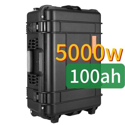 Matériau de coque en alliage ABS 5000W100ah Batterie au lithium de grande capacité