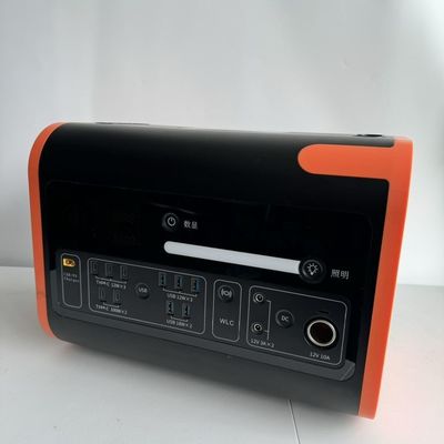 Une centrale électrique à batterie au lithium de 2200W40ah avec conception antipoussière et charge solaire de 800W