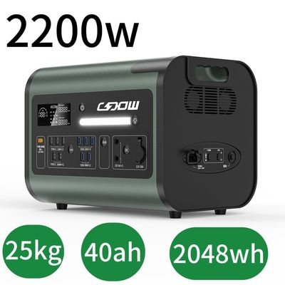 800W de charge solaire maison d'urgence LiFePO4 résistant à l'usure centrale électrique portable