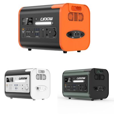 CE Un38.3 MSDS Certifié 1000W 2000W 2200W centrale électrique portable pour intérieur et extérieur