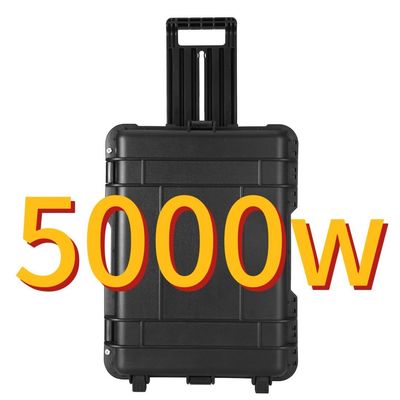 Chargement de voiture 5000W/100ah Grande capacité batterie au lithium centrale solaire pour extérieur