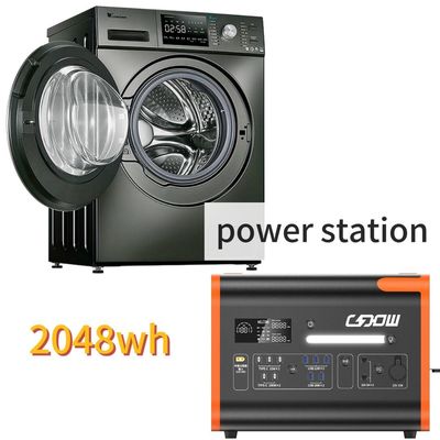 2000W/2200W/2048wh Station électrique de stockage d'énergie de camping portable avec forme d'onde d'inverseur d'onde sinusoïdale pure