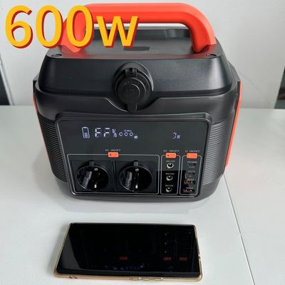 600W/576wh centrale solaire d'urgence portable avec batterie au lithium à préférence