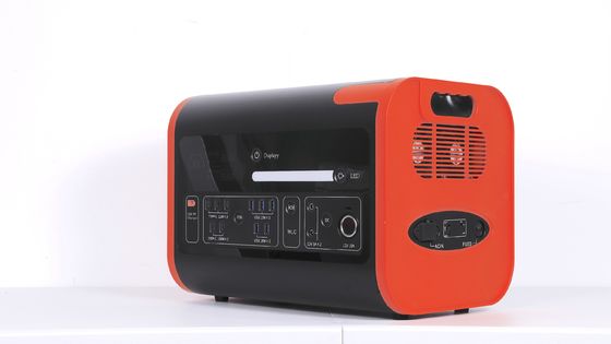 2200W40ah Chargement sans fil Station de stockage d'énergie solaire en orange chaud avec noir