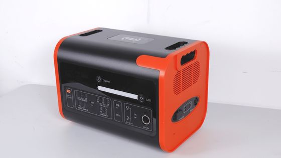 2200W40ah Chargement sans fil Station de stockage d'énergie solaire en orange chaud avec noir
