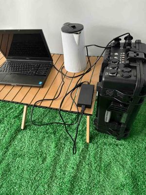 Station électrique portable d'urgence avec lampe LED résistante à l'explosion et écran à batterie